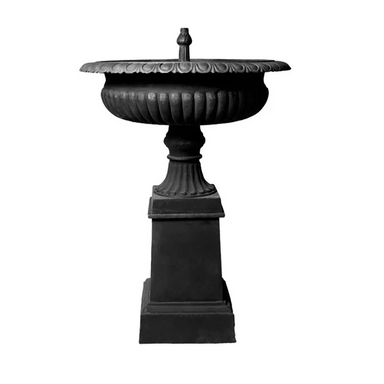 Toulouse Cast Iron Urn Water Feature Fountain Black