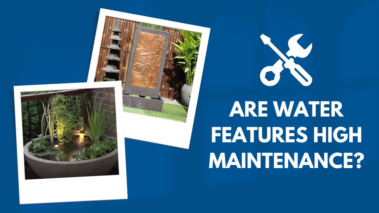 Are Water Features High Maintenance?