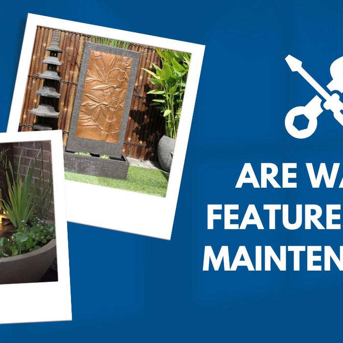 Are Water Features High Maintenance?