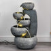 5 Tier Bowls Cascade Water Feature Fountain Main View