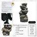 6 Tier Cascade Rock Water Feature Fountain with power