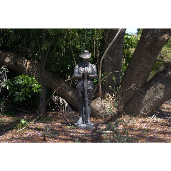 ANZAC Legacy Memorial Statue Font View