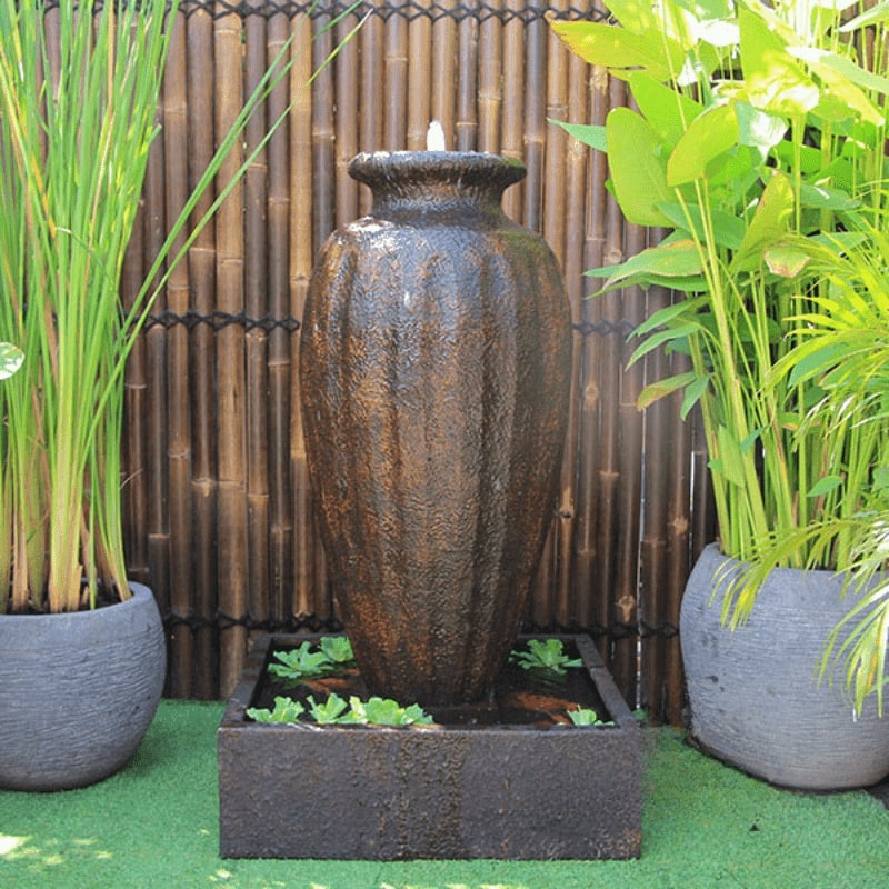 Aegean Fountain Rust Front View