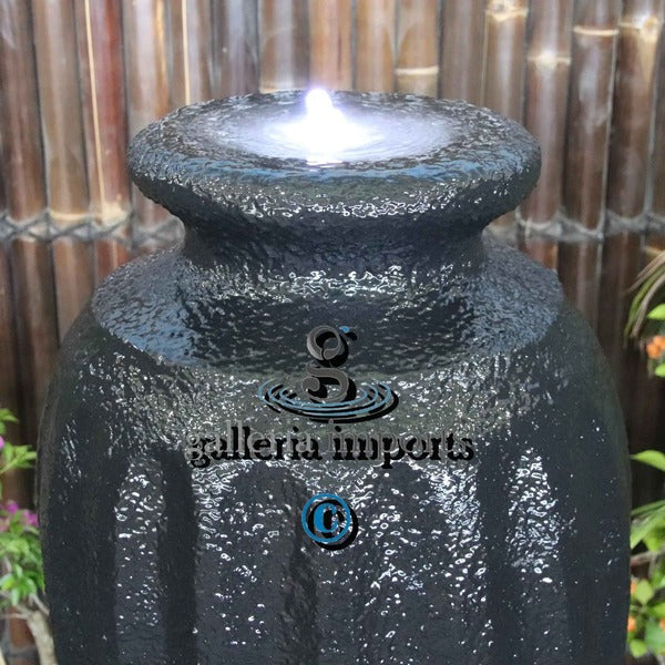 Aegean urn water Fountain with LED light