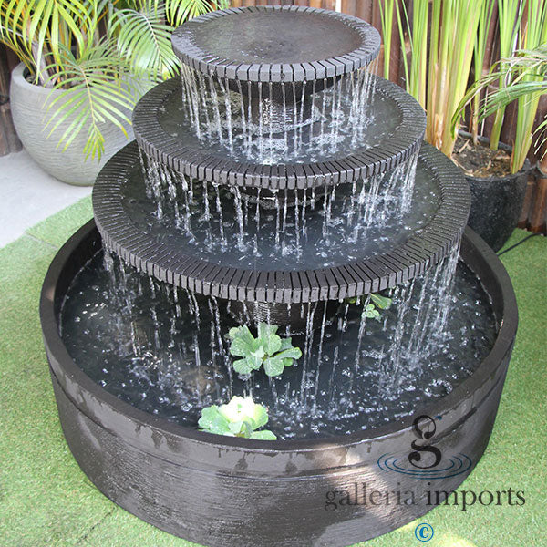 Relaxing Aqua Falls Water Feature Fountain Perfect for Bird Lovers Top Fountains