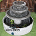 Aqua Falls Balinese style bird bath water feature slate upper view
