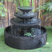 Aqua Falls Balinese style water feature charcoal front view