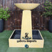 Aquarius bowl water feature Fountain sandstone colour front view