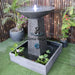 Aquarius bowl water feature right angle view