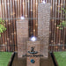 Atlantis Balinese Style water feature Fountain close look rust