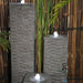 Atlantis Balinese Style water feature Fountain grey close look