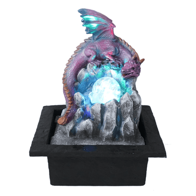 Aurora Dragon Tabletop Water Feature View