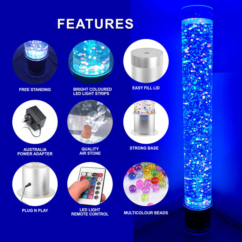 Bubble Tube Column Water Feature Features