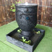 Charcoal colour Anduze Urn Balinese Style water feature main view