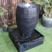 Cigar urn water Fountain left angle view