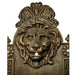 Classic Lion Cast Iron Wall Water Feature Fountain Close Upper View
