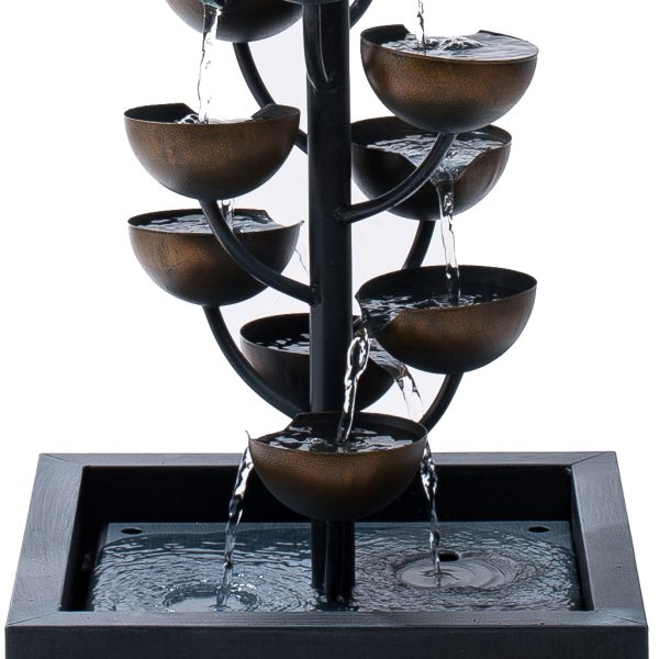 Candle Stand Water Feature Fountain Close up Bottom