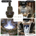 Large Sitting Buddha Water Feature Fountain Four Features