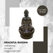 Large Sitting Buddha Water Feature Fountain Features