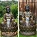 Large Sitting Buddha Water Feature Fountain outdoor and indoor views