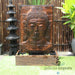 Dharma Buddha Face Wall Water Feature Front View