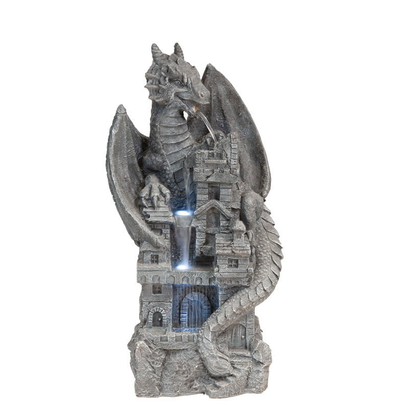 Dragon Castle Water Feature Fountain Main view