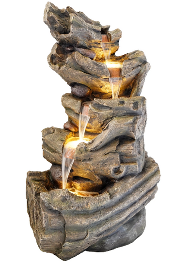 Driftwood Cascade Water Feature Main View