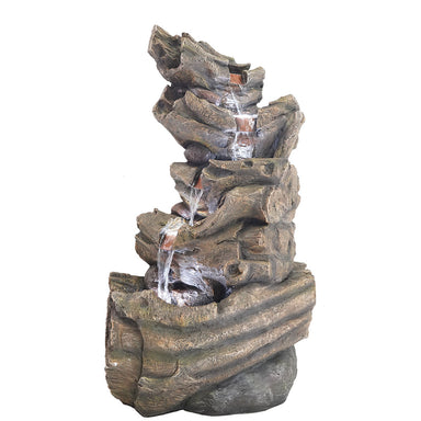 Driftwood Cascade Water Fountain Main view