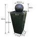 Elegant Solar Ball Water Feature Fountain with LED Size