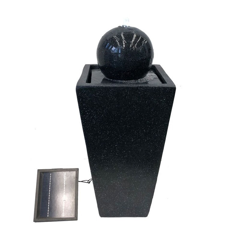 Elegant Solar Ball Water Feature Fountain with LED Solar Panel