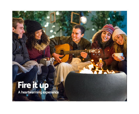 FiresideForge Portable Wood-Burning Patio Hearth
