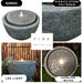 Four Features of Round Stone Bowl Water Feature
