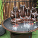 Frog Pond Bowl Water Fountain Outdoor with goldfish