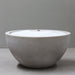 Front view of Mini Volcano Bubbler Bowl Fountain Natural Cement color