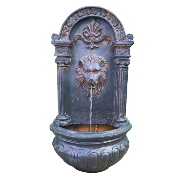 Lions Head Solar Water Feature Water Fountain