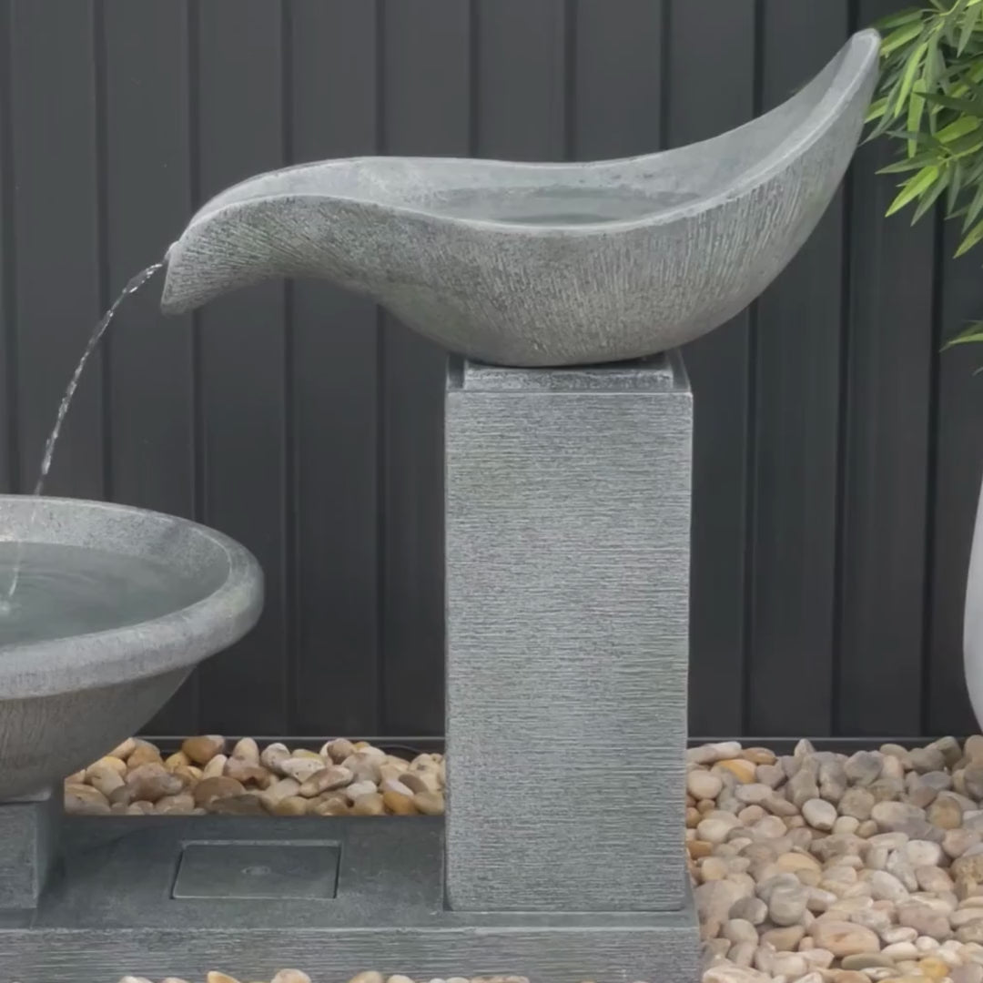 Maluku Bowls Balinese Water Feature Close View