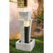 Modern Pillar Shower Water Feature with LED light up