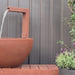 Patio Spout Pond Water Feature Iron Rust view