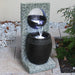 Peaceful Rain Water Feature Fountain with LED