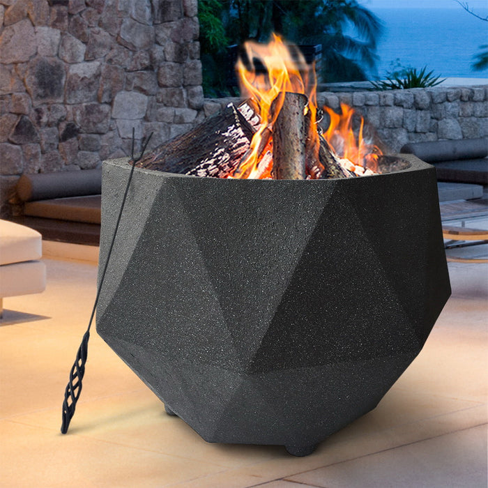 PortaBlaze Wood-Burning Patio Fire Pit: Outdoor Portable Heater and Fireplace