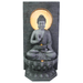 Radiant Meditate Buddha with Rain Effect Water Feature Fountain Main View