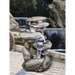 Rainforest Cascade Rock Water Feature and rock background