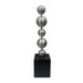 Short Stainless Steel Balls Water Feature Fountain Front View
