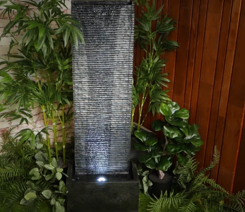 Slate Trickle Wall Water Feature Fountain Water flow with LED