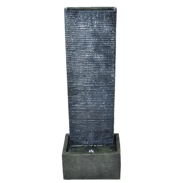 Slate Trickle Wall Water Feature Fountain Front View