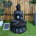 Solar Buddha Water Feature With Background