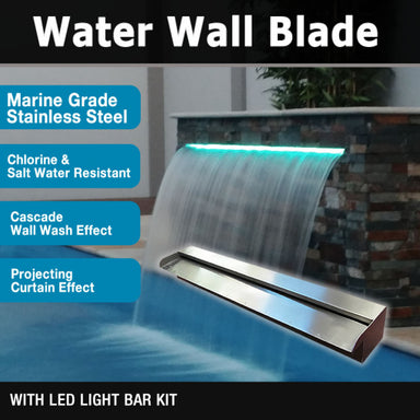 Stainless Steel Water Wall Blade main view