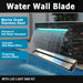 Stainless Steel Water Wall Blade main view