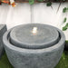 Stone Bowl Water Feature with LED
