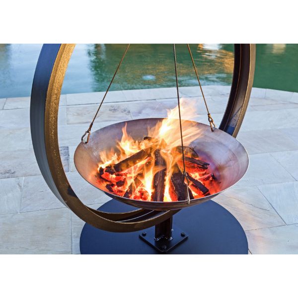 The Ring Fire Pit and fire